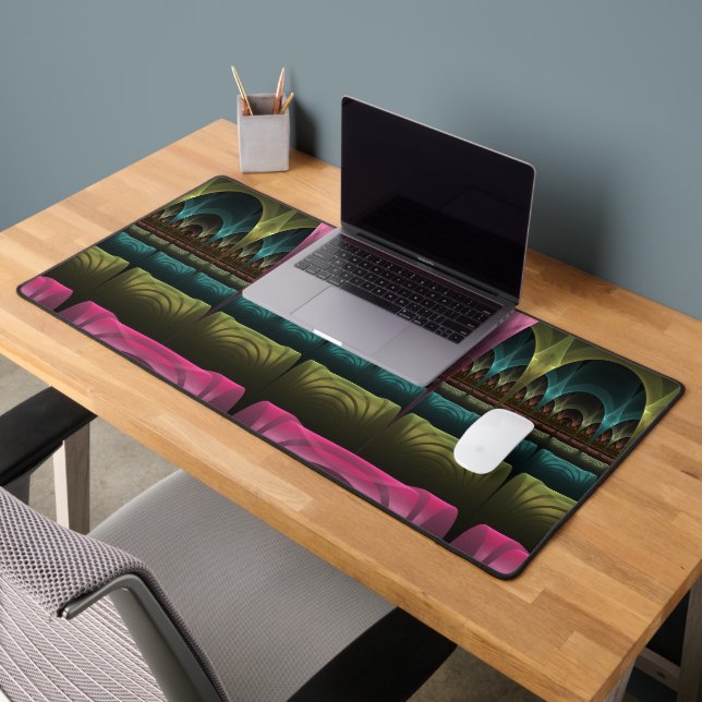 Special Fantasy Pattern Abstract Colorful Fractal Desk Mat (Office 2)