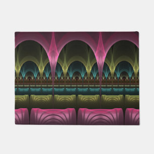 Special Fantasy Pattern Abstract Colorful Fractal Doormat