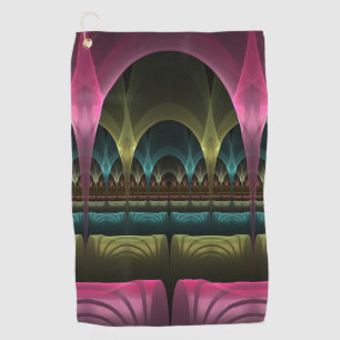 Special Fantasy Pattern Abstract Colorful Fractal Golf Towel