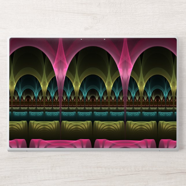 Special Fantasy Pattern Abstract Colorful Fractal HP Laptop Skin (Front)