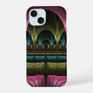 Special Fantasy Pattern Abstract Colorful Fractal iPhone 15 Case