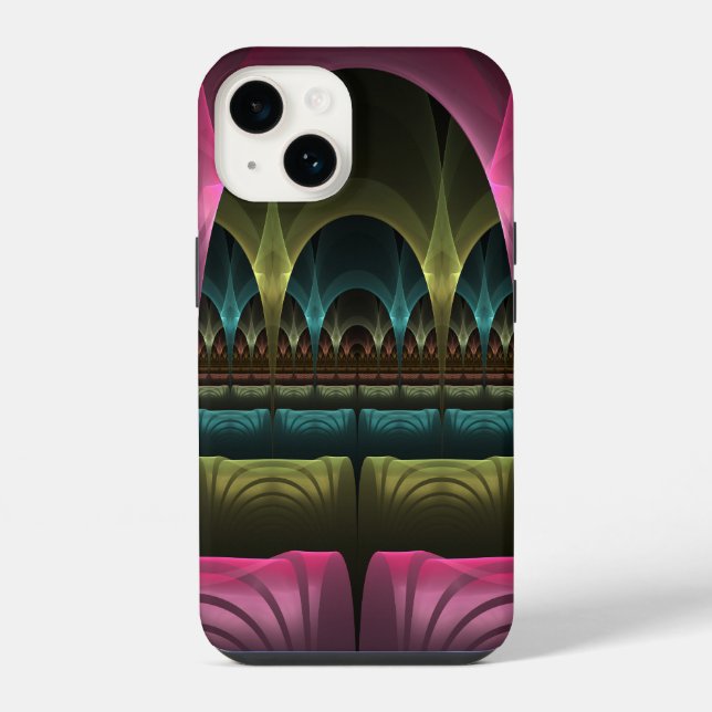 Special Fantasy Pattern Abstract Colorful Fractal Iphone Case (Back)