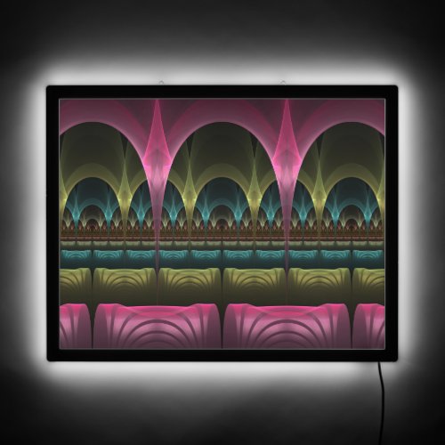 Special Fantasy Pattern Abstract Colorful Fractal LED Sign