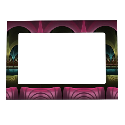 Special Fantasy Pattern Abstract Colorful Fractal Magnetic Frame