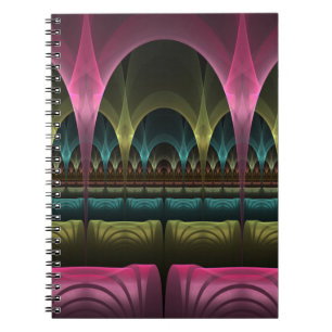 Special Fantasy Pattern Abstract Colorful Fractal Notebook
