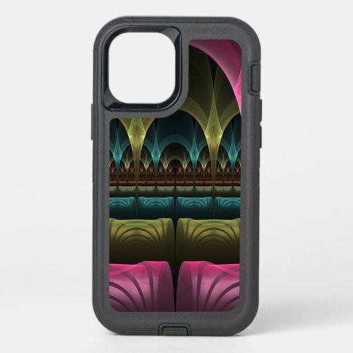 Special Fantasy Pattern Abstract Colorful Fractal OtterBox Defender iPhone 12 Pro Case