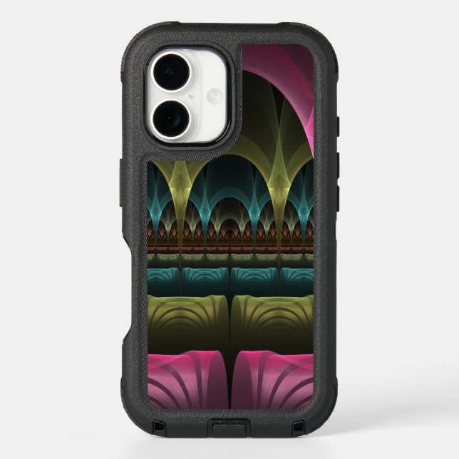 Special Fantasy Pattern Abstract Colorful Fractal Otterbox iPhone Case (Back)