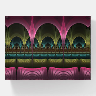 Special Fantasy Pattern Abstract Colorful Fractal Paperweight