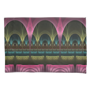 Special Fantasy Pattern Abstract Colorful Fractal Pillow Case