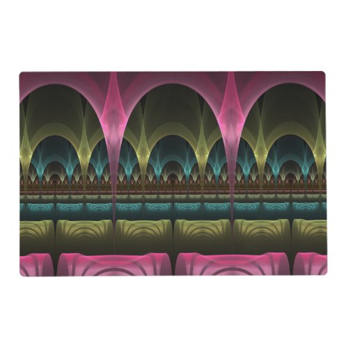 Special Fantasy Pattern Abstract Colorful Fractal Placemat