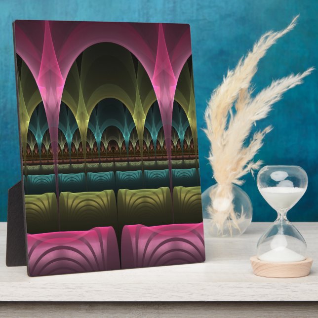 Special Fantasy Pattern Abstract Colorful Fractal Plaque (Side)