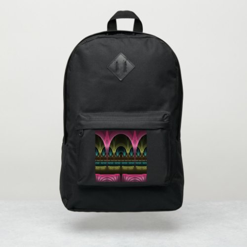 Special Fantasy Pattern Abstract Colorful Fractal Port Authority Backpack