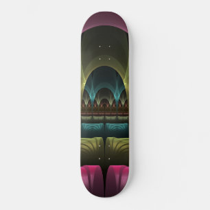 Special Fantasy Pattern Abstract Colorful Fractal Skateboard