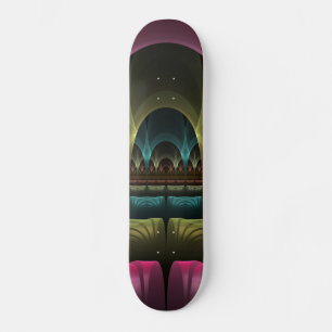 Special Fantasy Pattern Abstract Colorful Fractal Skateboard
