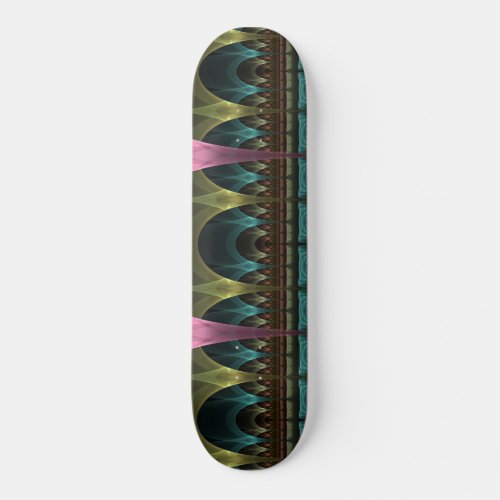 Special Fantasy Pattern Abstract Colorful Fractal Skateboard