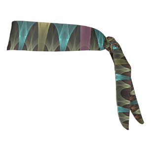 Special Fantasy Pattern Abstract Colorful Fractal Tie Headband