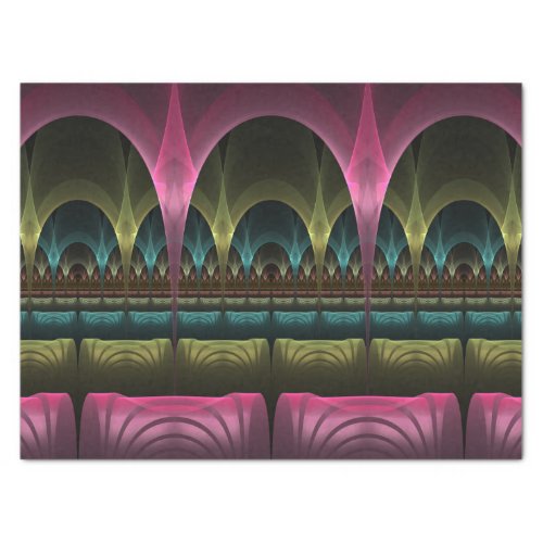 Special Fantasy Pattern Abstract Colorful Fractal Tissue Paper