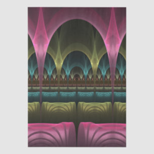 Special Fantasy Pattern Abstract Colorful Fractal Tissue Paper