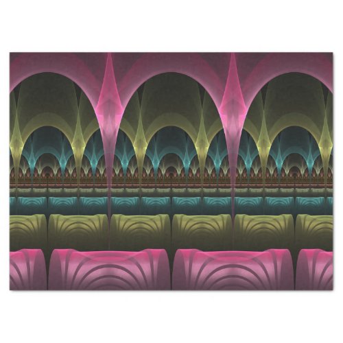 Special Fantasy Pattern Abstract Colorful Fractal Tissue Paper