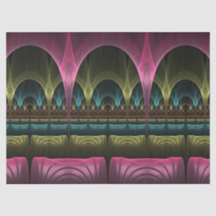 Special Fantasy Pattern Abstract Colorful Fractal Tissue Paper