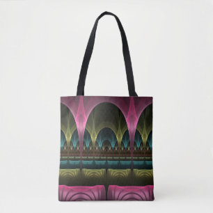 Special Fantasy Pattern Abstract Colorful Fractal Tote Bag