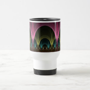 Special Fantasy Pattern Abstract Colorful Fractal Travel Mug