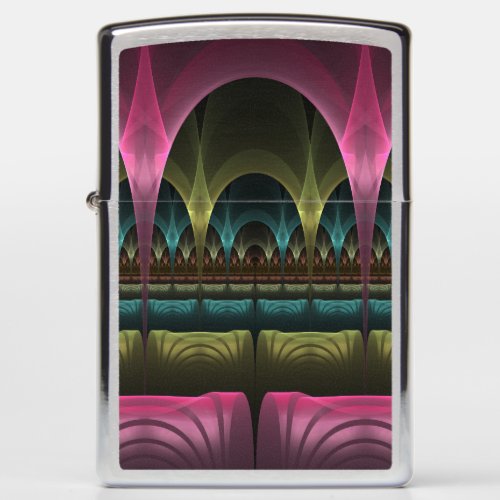 Special Fantasy Pattern Abstract Colorful Fractal Zippo Lighter