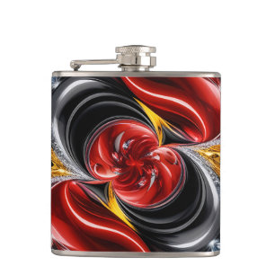 Special flask with German Colors Design