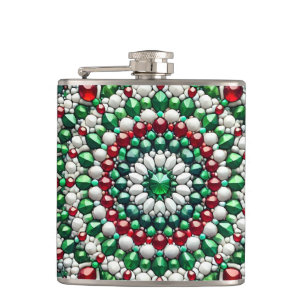 Special flask with Italian Colors Design