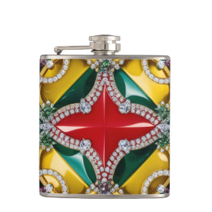 Special flask with Los Angeles Colors Design