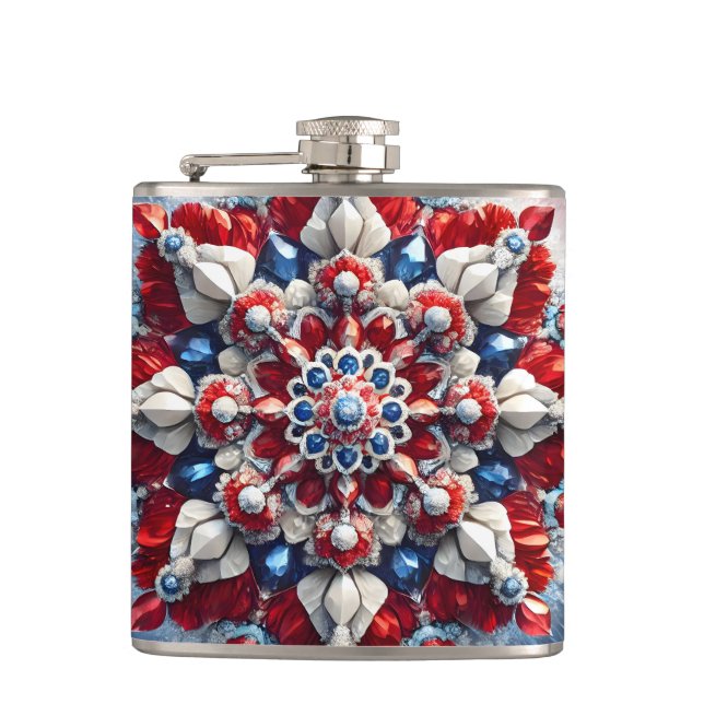 Special flask with Norway Colors Design (Front)