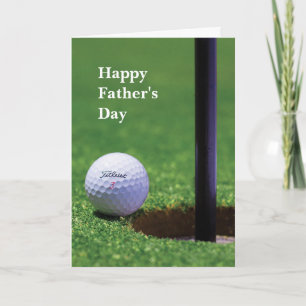 Special for that Golfer Father's Day Card