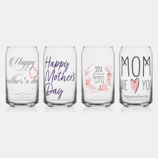 Special for Your Mother Can Glass