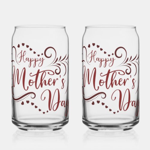 Special for Your Mother Love_Filled Art Collectio Can Glass