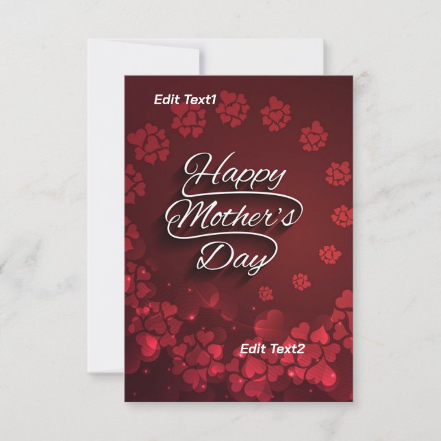 Special for Your Mother: Love-Filled Art Collectio Thank You Card (Front)
