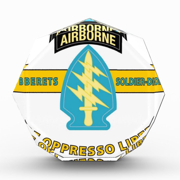 SPECIAL FORCES AIRBORNE "DE OPPRESSO LIBER" AWARDS