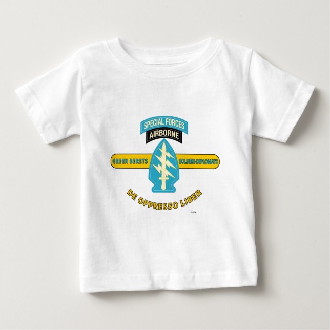 SPECIAL FORCES AIRBORNE "DE OPPRESSO LIBER" BABY T-Shirt (Front)
