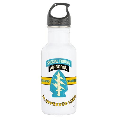 SPECIAL FORCES AIRBORNE DE OPPRESSO LIBER WATER BOTTLE