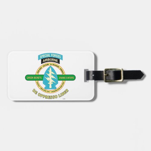 SPECIAL FORCES AIRBORNE PRODUCTS LUGGAGE TAG