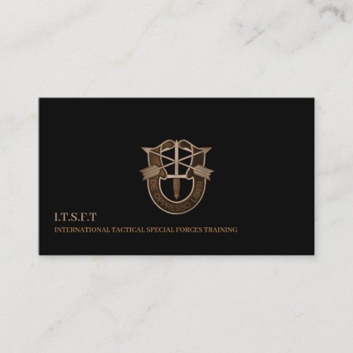 Special Forces Business Card