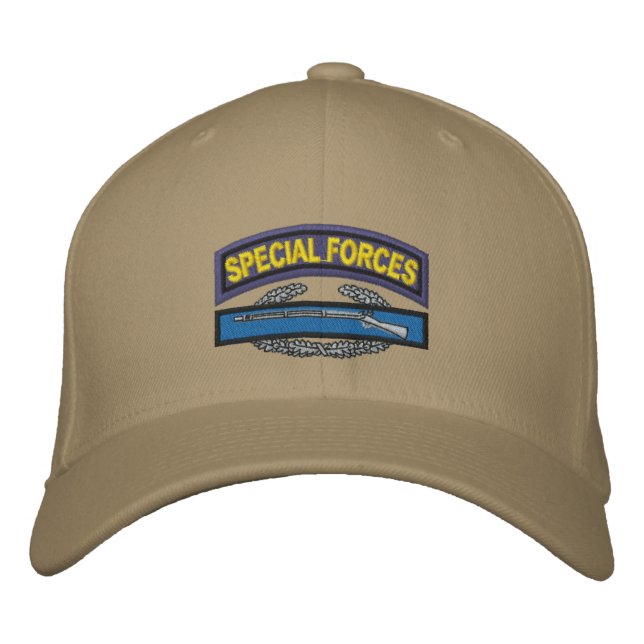 Special Forces CIB Embroidered Baseball Cap (Front)