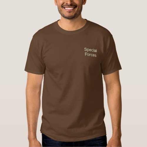 Special Forces Embroidered T_Shirt
