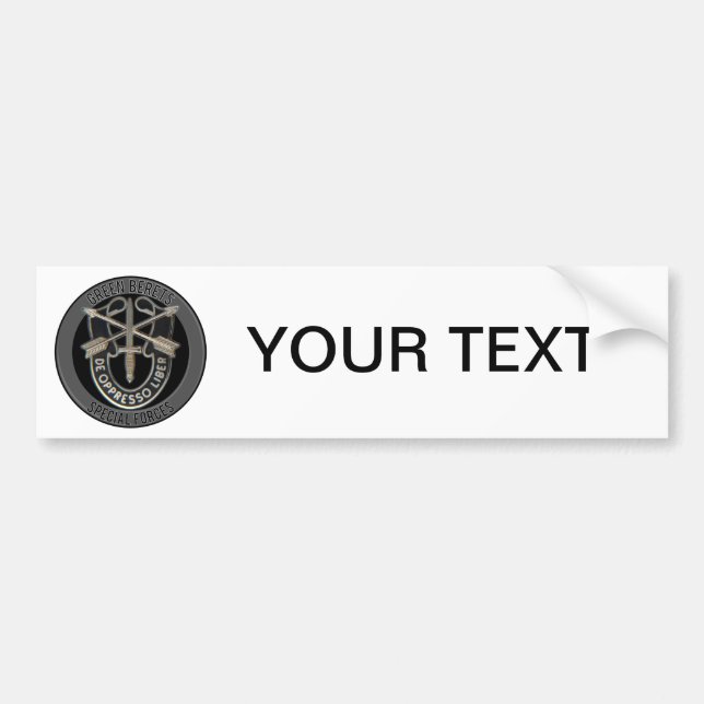 Special Forces GB Bumper Sticker (Front)