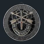 Special Forces GB Dart Board<br><div class="desc">Special Forces unit insignia with Green Berets above</div>