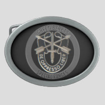 Special Forces GB Oval Belt Buckle