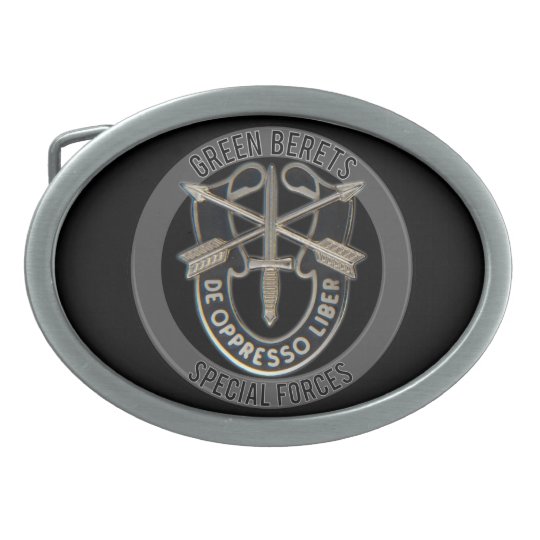 Special Forces GB Oval Belt Buckle