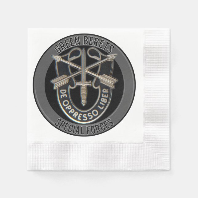 Special Forces GB Paper Napkins (Front)