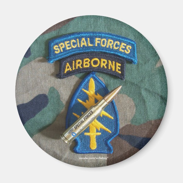 Special Forces Green Berets fridge bullet Magnet (Front)
