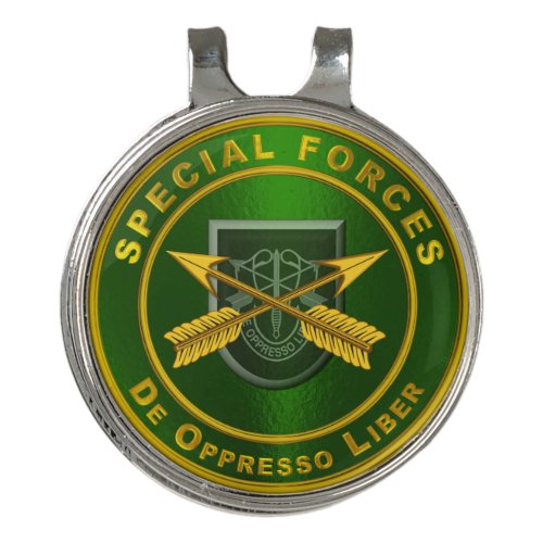 Special Forces Green Berets Golf Hat Clip