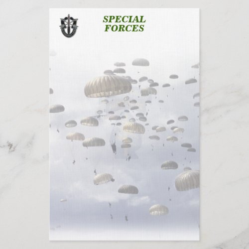 Special Forces Green berets group son Stationery